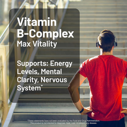 Vitamin B Complex with folic acid and biotin softgels