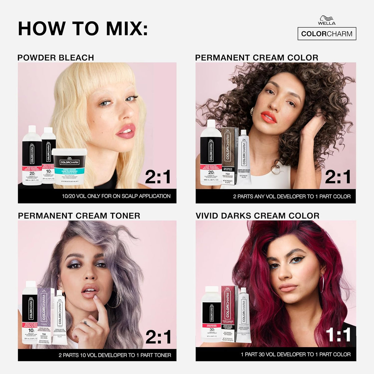 COLORCHARM hair coloring developer product