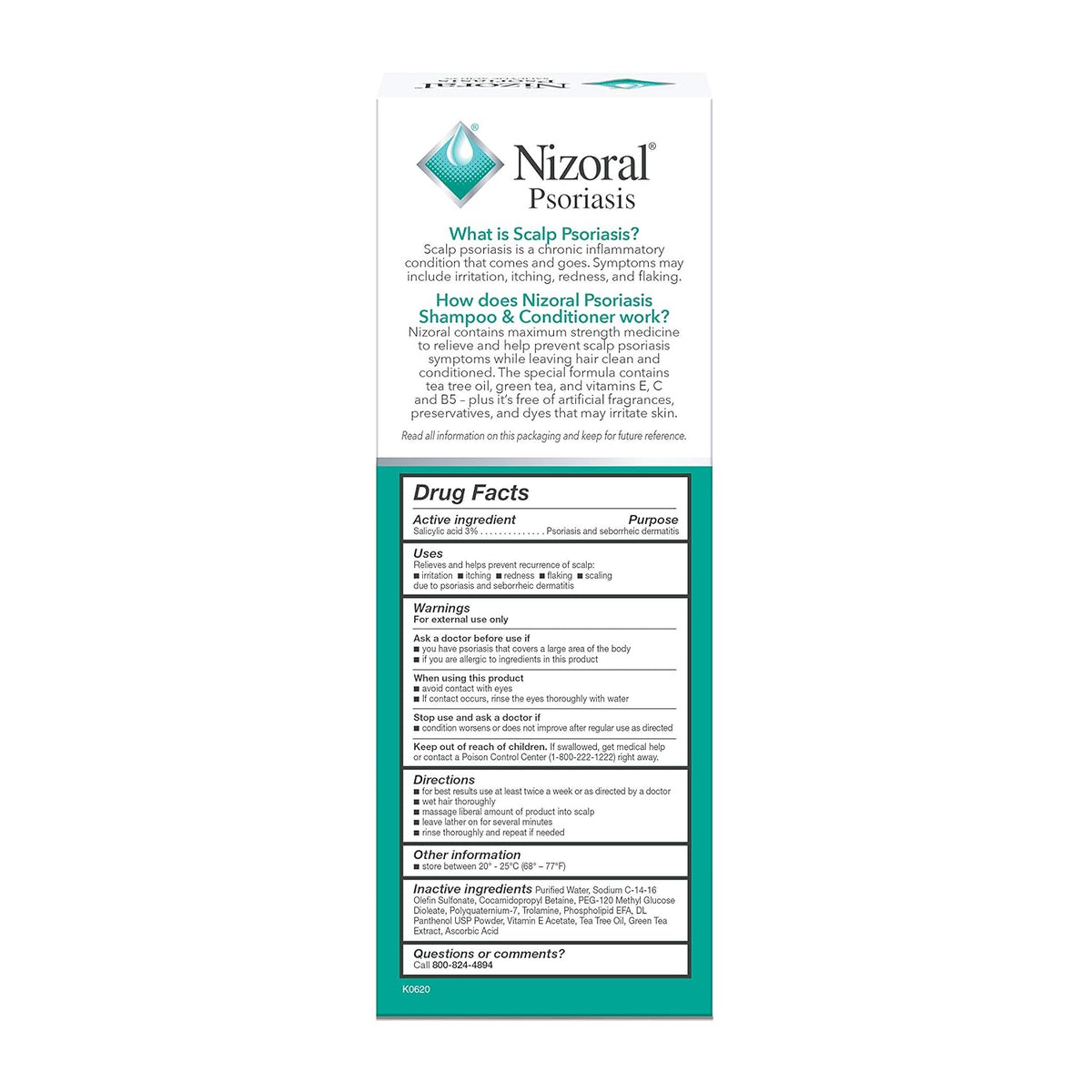 Nizoral psoriasis shampoo for itchy flaky scalp relief