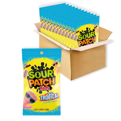 SOUR PATCH KIDS Tropical candy in a 12-bag bulk pack