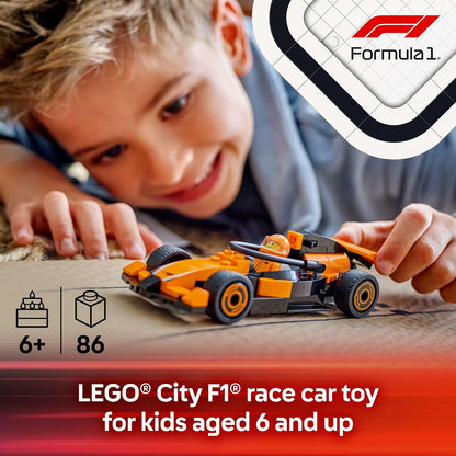 Mini Formula 1 toy car with aerodynamic design