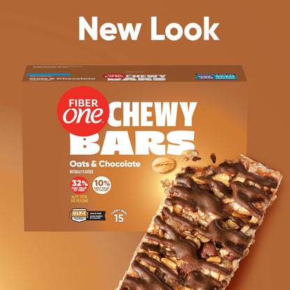 Fiber One 150 calorie chewy snack bars box