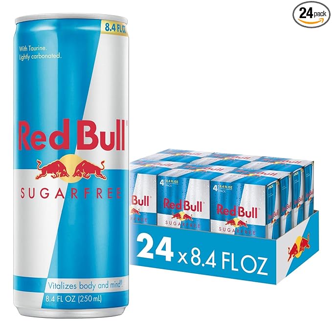Red Bull Sugar Free Energy Drink 24 can pack