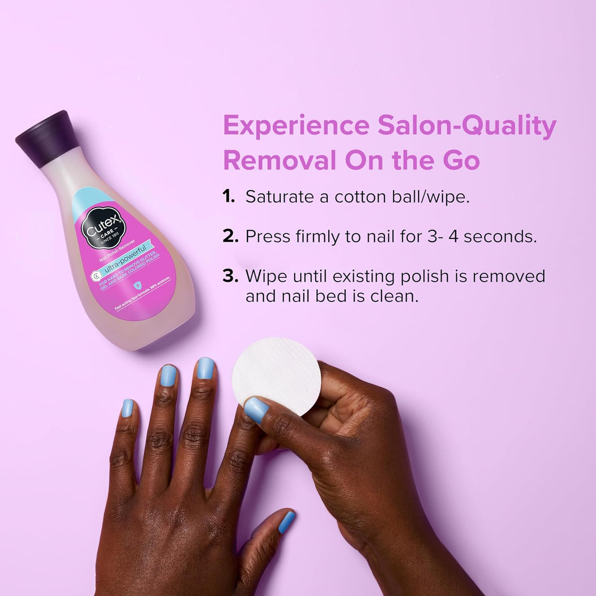 Cutex Gel Nail Polish Remover beauty care bottle