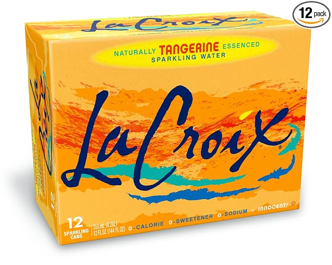 La Croix Tangerine sparkling water 12 pack