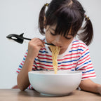 Fun orca chopsticks for picky eaters
