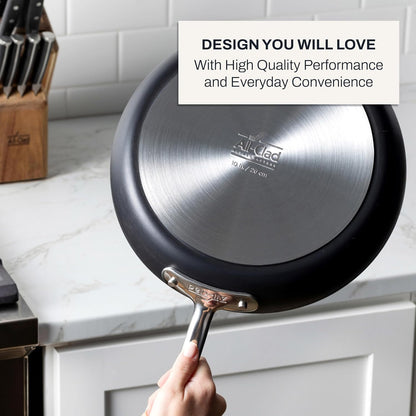Two-piece All-Clad cookware skillet set