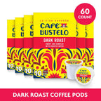Café Bustelo dark roast coffee, pack of six