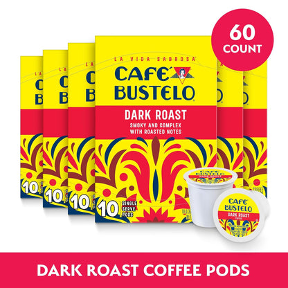 Café Bustelo dark roast coffee, pack of six