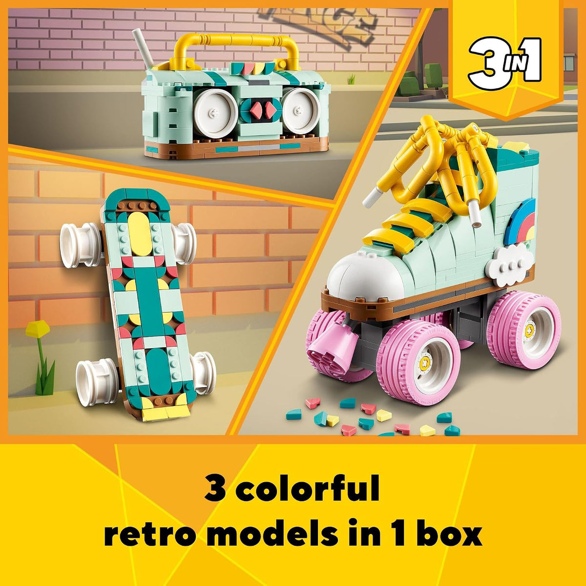 LEGO mini skateboard alternate build