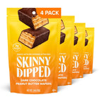 SKINNYDIPPED peanut butter wafer dark chocolate snack