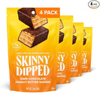 SkinnyDipped dark chocolate peanut butter wafer 3.17oz package