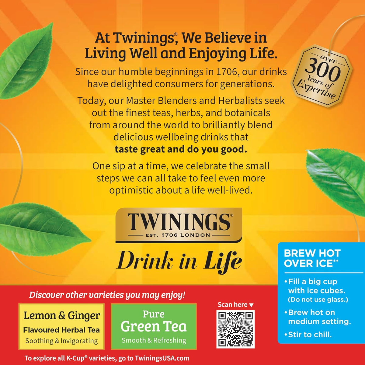 Twinings decaf English Breakfast K-Cup pods, pack of 1