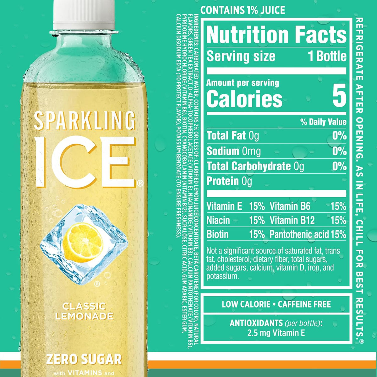Sparkling Ice 17 fl oz sparkling water bottles