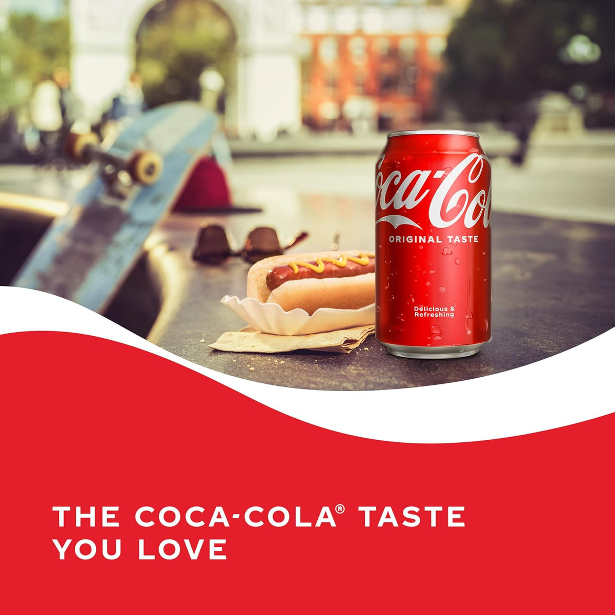 Coca-Cola red soda cans for everyday refreshment