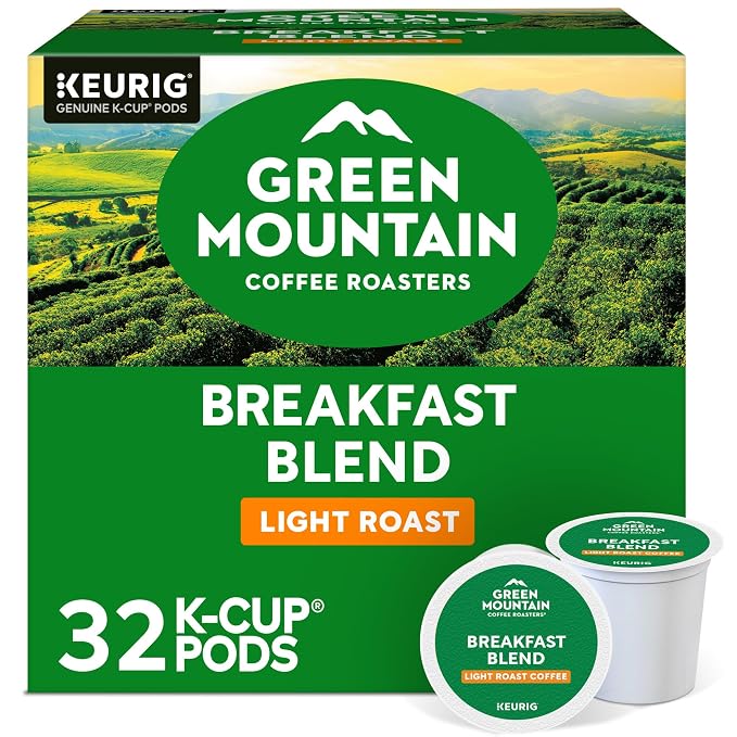 Green Mountain Coffee Roasters Breakfast Blend K-Cup pods 32 count