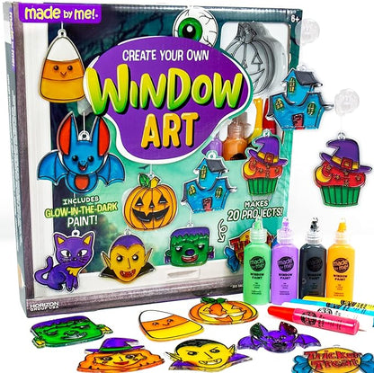 Made By Me Halloween window art kit for kids