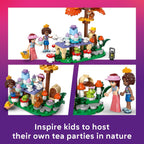 Kids LEGO Friends forest scene with fairy door