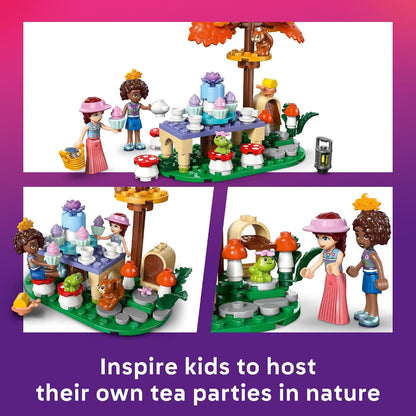 Kids LEGO Friends forest scene with fairy door
