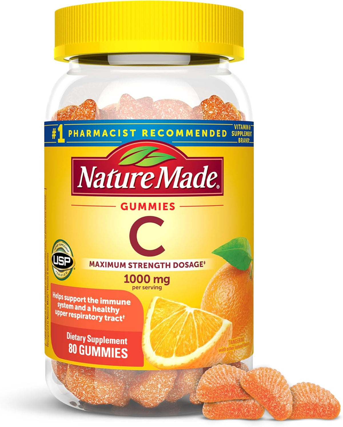 Nature Made maximum strength Vitamin C gummy supplement