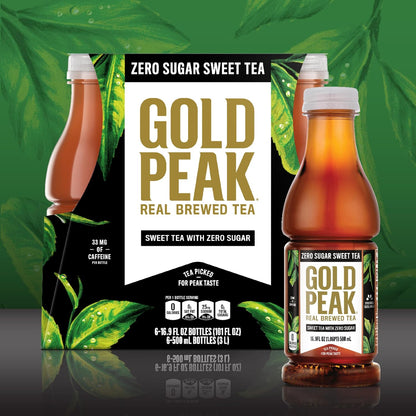 Gold Peak real brewed zero calorie iced tea