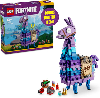 LEGO Fortnite Supply Llama collectible display model