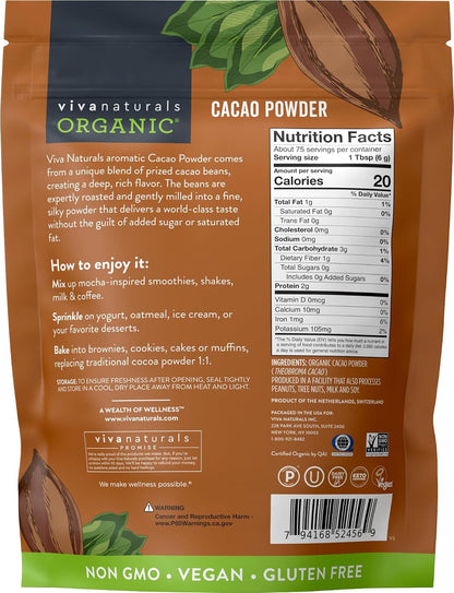 Viva Naturals cocoa powder pantry staple