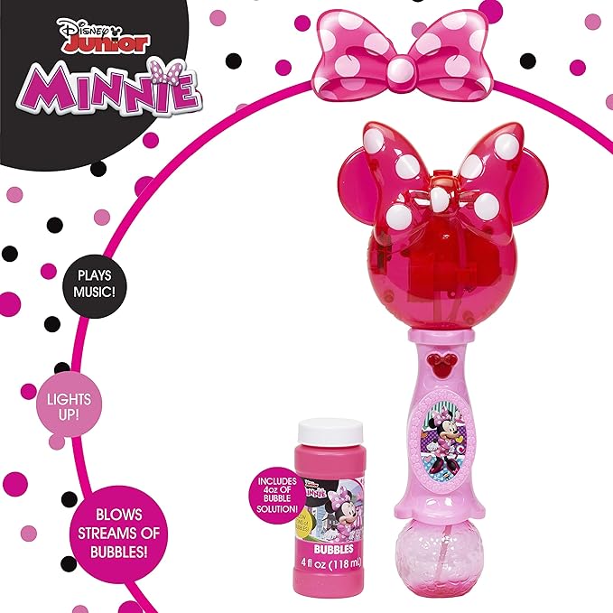 Little Kids Disney Minnie Mouse musical bubble wand
