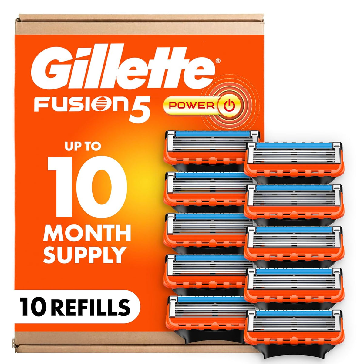 Gillette Fusion5 Power 5-blade cartridges for men