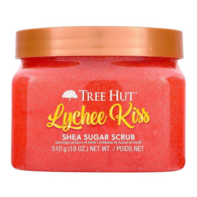 Tree Hut Lychee Kiss body scrub 18 oz jar
