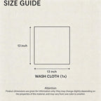 Soft absorbent Lacoste cotton wash cloth