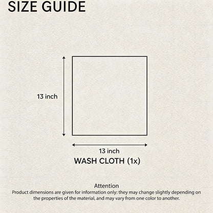Soft absorbent Lacoste cotton wash cloth
