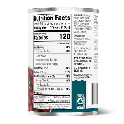 15.5 oz canned dark red kidney beans by Amazon Grocery