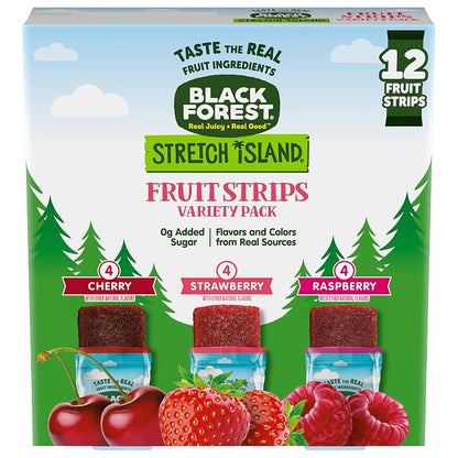 Black Forest Stretch Island Fruit Strips variety pack 12 count