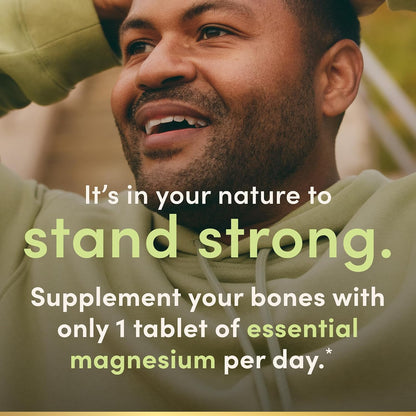 Magnesium tablets for bone and muscle support