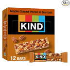 KIND Maple Glazed Pecan and Sea Salt nut bars 12 count
