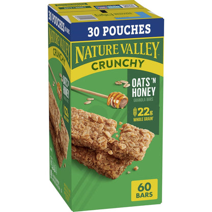 Oats and honey crunchy granola bars by Nature Valley