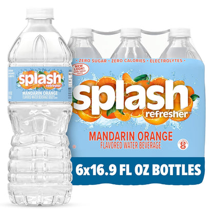 Mandarin orange zero sugar flavored water bottles