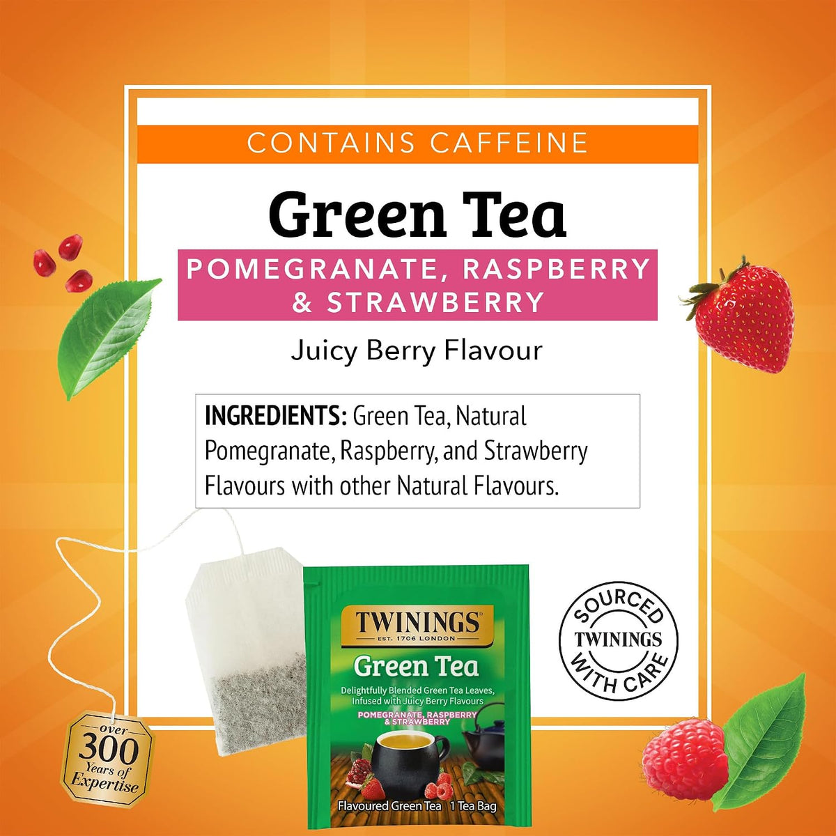 Twinings green tea for hot or iced tea