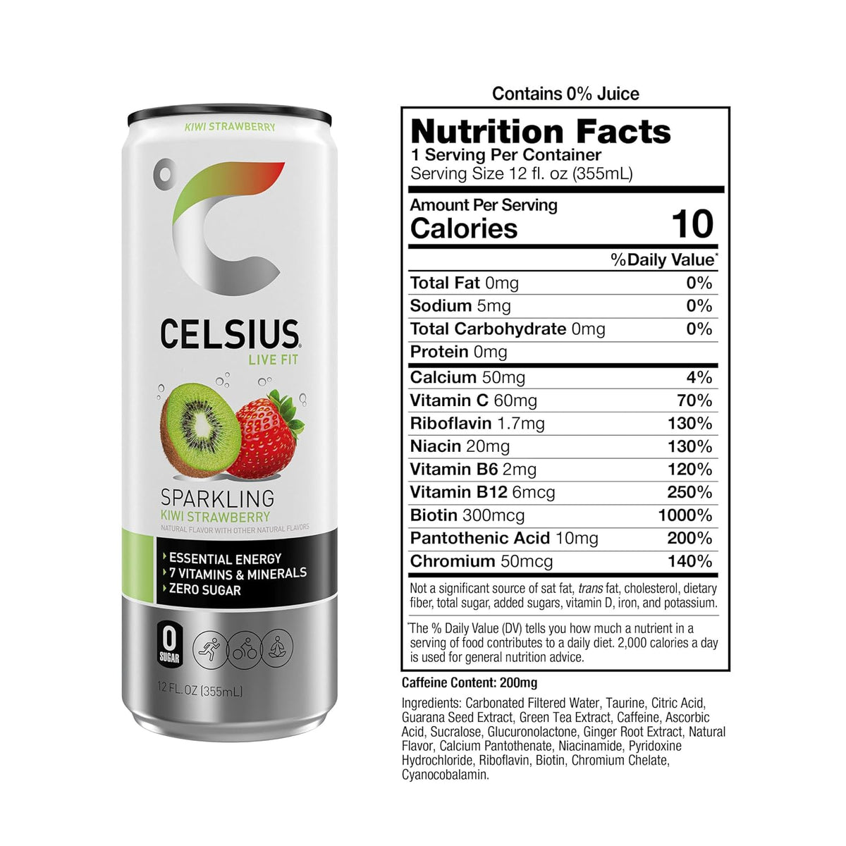 CELSIUS sparkling energy drink pack 12 fl oz cans