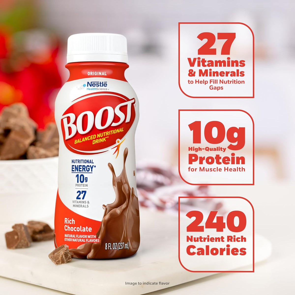 BOOST Original nutritional shake packaging