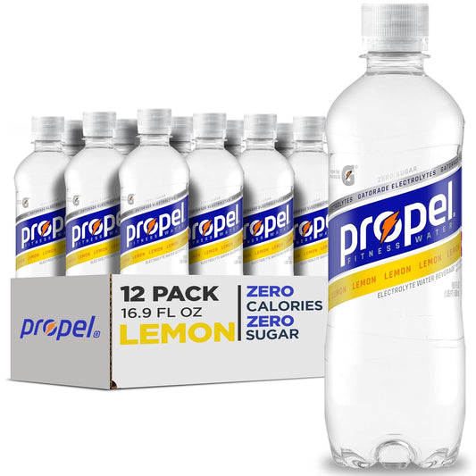 Propel zero sugar lemon sports drink bottles