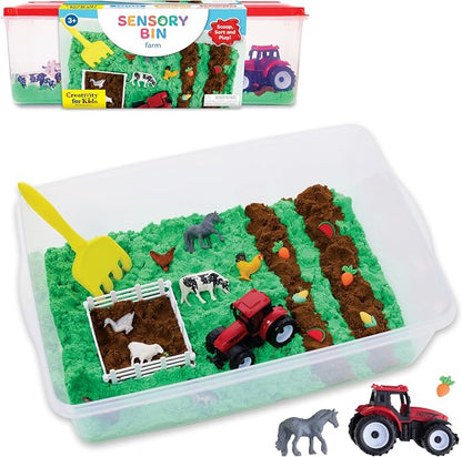 Sensory learning activity bin for ages 3 to 5