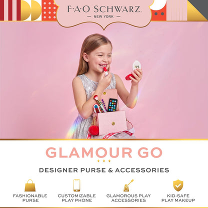 Pretend smartphone and accessories in fashion play set