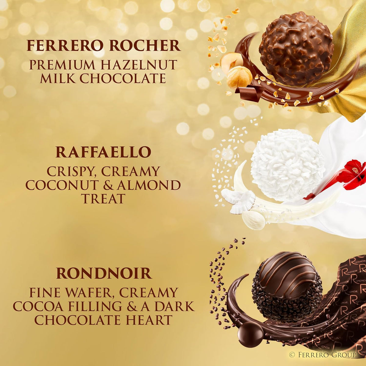 Ferrero Collection chocolates in elegant gift packaging