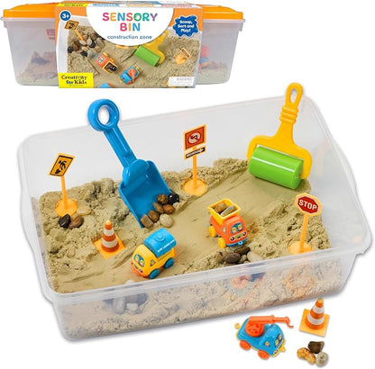 Creativity for Kids construction sensory bin playset