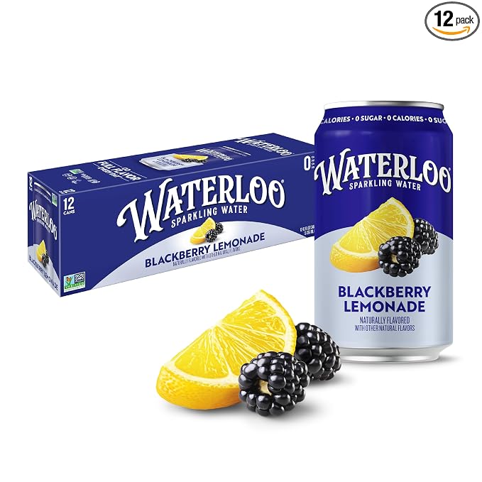 Waterloo Blackberry Lemonade sparkling water 12 pack
