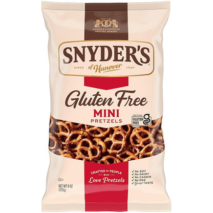 Snyder's of Hanover gluten free mini pretzels 8 oz bag