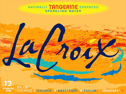 La Croix zero calorie sparkling water pack