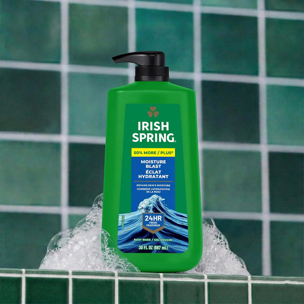 Moisture Blast body wash for men by Irish Spring